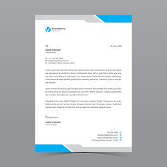 A4 Letterhead Template Vector Design