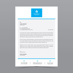 A4 Letterhead Template Vector Design