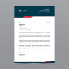A4 Letterhead Template Vector Design