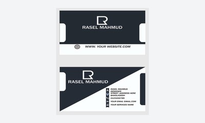 Fototapeta na wymiar business card template