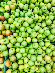 ripe fruit sweet apples for eating as a background