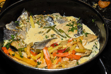 Food Buffet Catering Dining Eating Party Sharing Concept