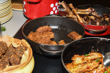 Food Buffet Catering Dining Eating Party Sharing Concept