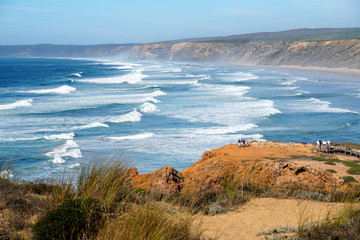 Bordeira Beach - praia da Bordeira - at the Algarve west coast near Carrapateira