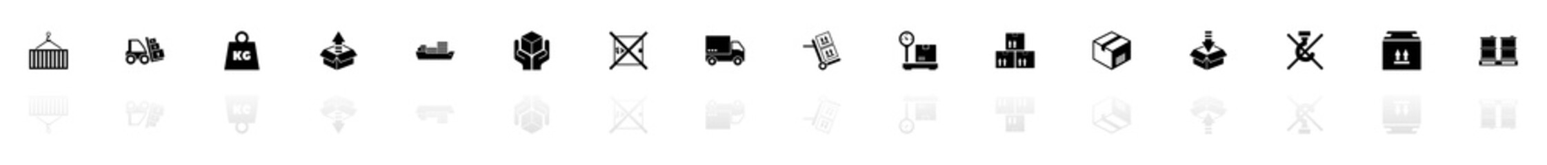 Cargo - Flat Vector Icons