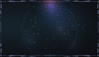 Obraz premium Abstract technology background. Grid for virtual technology futuristic user interface HUD. Abstract futuristic space background. Vector illustration