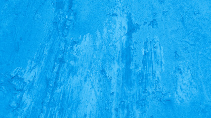 Old wall, abstract blue background texture, panoramic format