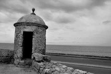 Vigilant tower in the city wall