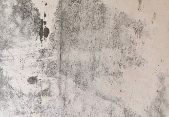 Texture of old gray concrete wall in scuffs for background.