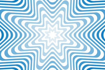 Vector abstract illustration, colored in a gradient. Trendy background in op art style, optical illusion.