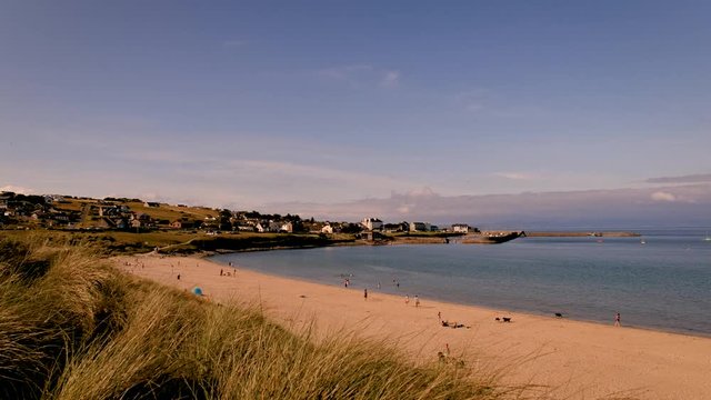 Atlantic coast beach, 4K Time lapse, Ireland