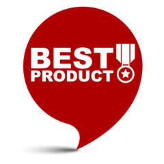 red vector illustration banner best product