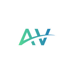 Modern letter AV. Logo icon vector.