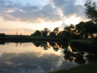 Obraz premium Summer sunset 