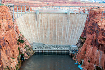 Glen Canyon Dam Arizona USA