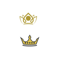 Crown Logo Template vector icon