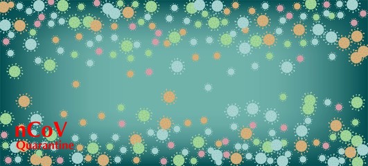 nCoV Quarantine Vector Banner. Business Information During 