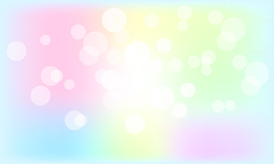 Abstract colorful bokeh light background. Vector illustration