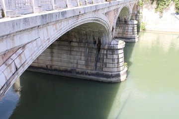 bridge over the river tiber