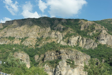 Fototapeta na wymiar Caucasus mountains in Armenia 