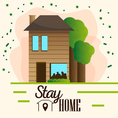 Stay at home template