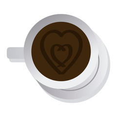 Isolated coffe cup