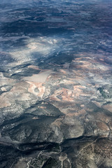 Views from an airplane window