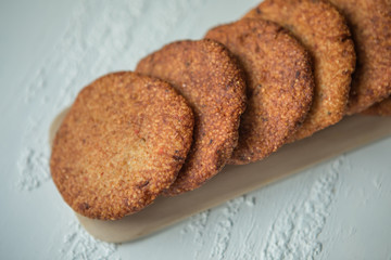 bulgur patties with chicken or ground beef