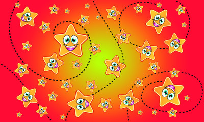 Happy star wallpaper