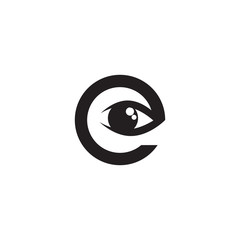 Eye Care vector logo design