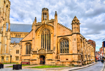 Fototapeta na wymiar St Michael le Belfrey Church in York, England