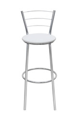 classical bar chair isolated in white