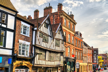 Traditional houses in York, England