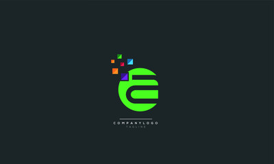 Fototapeta premium Letter A Logo Alphabet Design Icon Vector Symbol