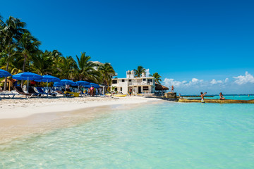 Isla Mujeres (Cancùn), Mexico: tropical  seascape of 