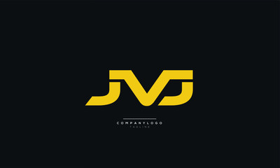 JVJ Letter Logo Alphabet Design Icon Vector Symbol