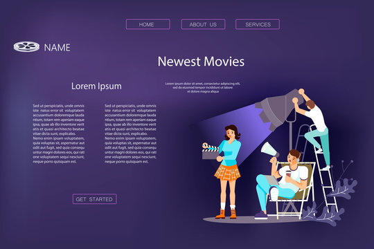 Web page Movie motion