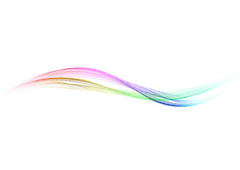 カラーグラデーションの抽象的な波の模様