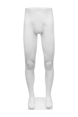 Gloss color mannequin woman isolated