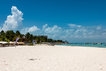 Isla Mujeres (Cancùn), Mexico: view of the tropical  seascape of 