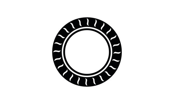 logo vintage simple circle