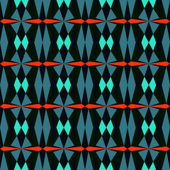 Obraz premium Abstract seamless colourful pattern geometric backgrounds vector design