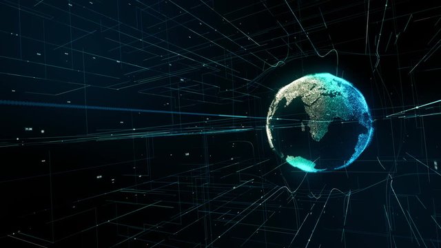 サイバー世界　ネットワーク　IT