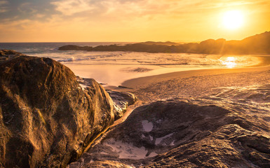 Atardecer en Australia, Lights beach.