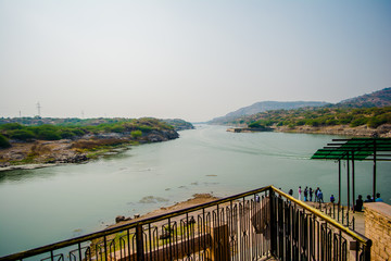 Kaylana Lake Jodhpur in Rajasthan, India. It is an artificial lake, built by Pratap Singh in 1872.
