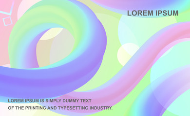 Abstract fluid color Liquid background in Pastel blue and green tone color.