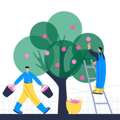 Garden work concept vector 
