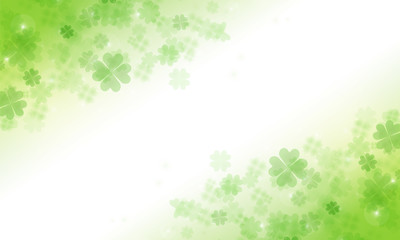 四葉のクローバー背景