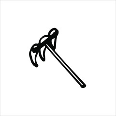 Isolated on a white background chopper drawing, hand drawing, doodle, vector