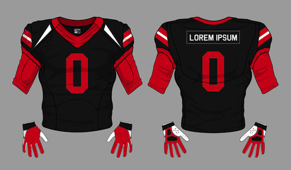 Football jersey template vector mockup © Ronillo